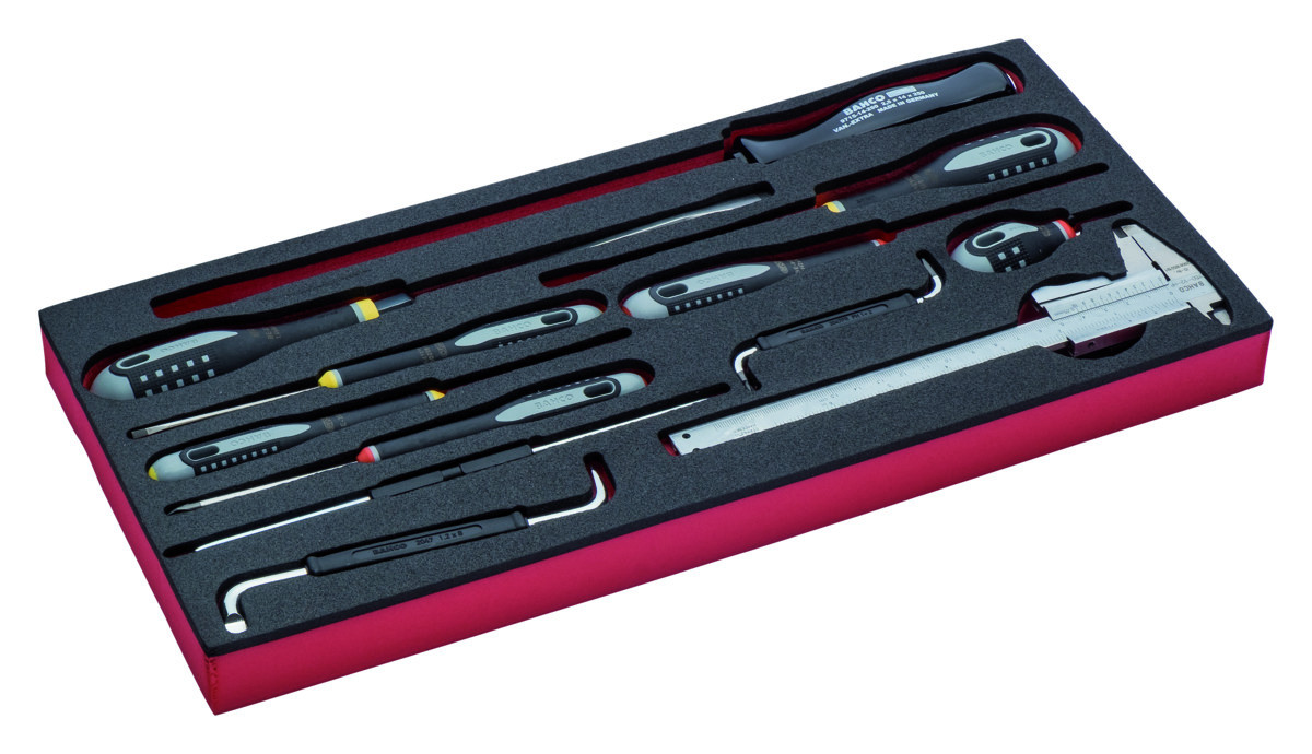 Espuma FF3A02 para caixas 1483K & 1483KHD, 13 peças Bahco FF3A02