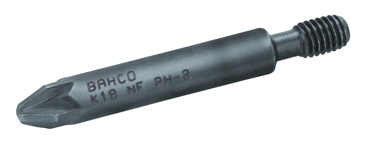 Bits, encabadouro com rosca Bahco K18PH-2M5