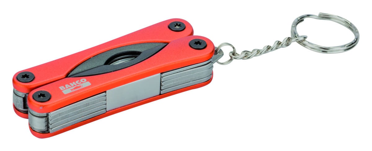 Mini canivete multifunções com porta-chaves Bahco MTT121