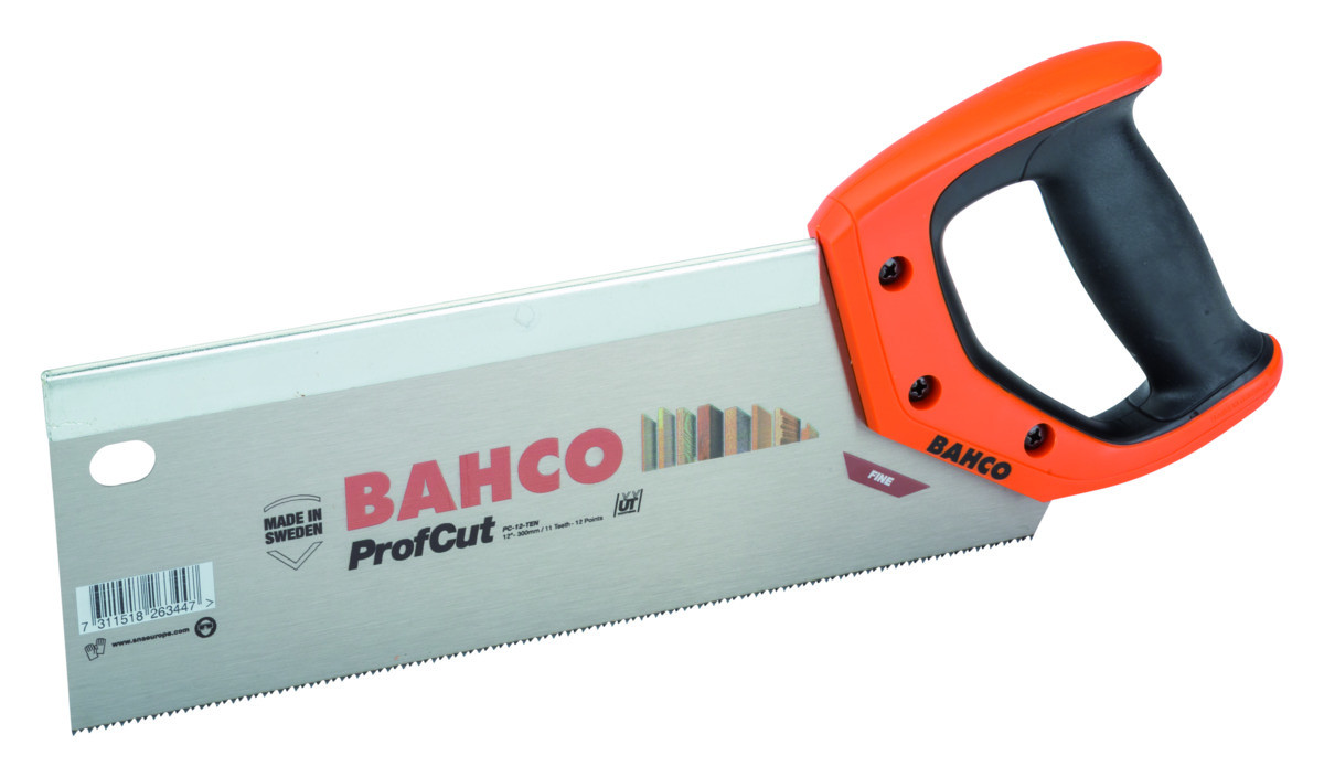 Serrote de costas - dente temperado Bahco PC-12-TEN