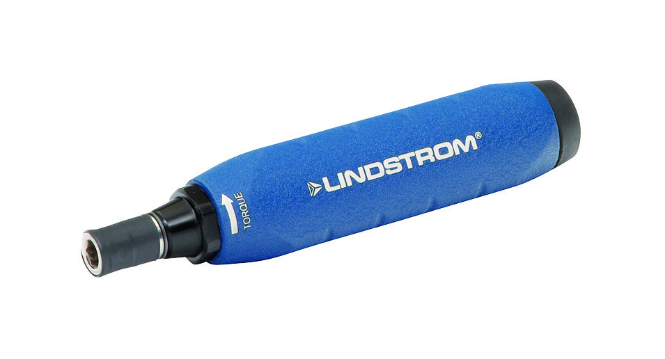 Chave de parafusos dinamométrica com pré-regulação, escala em janela e segurança contra descargas eletrostáticas Lindström PS501-1