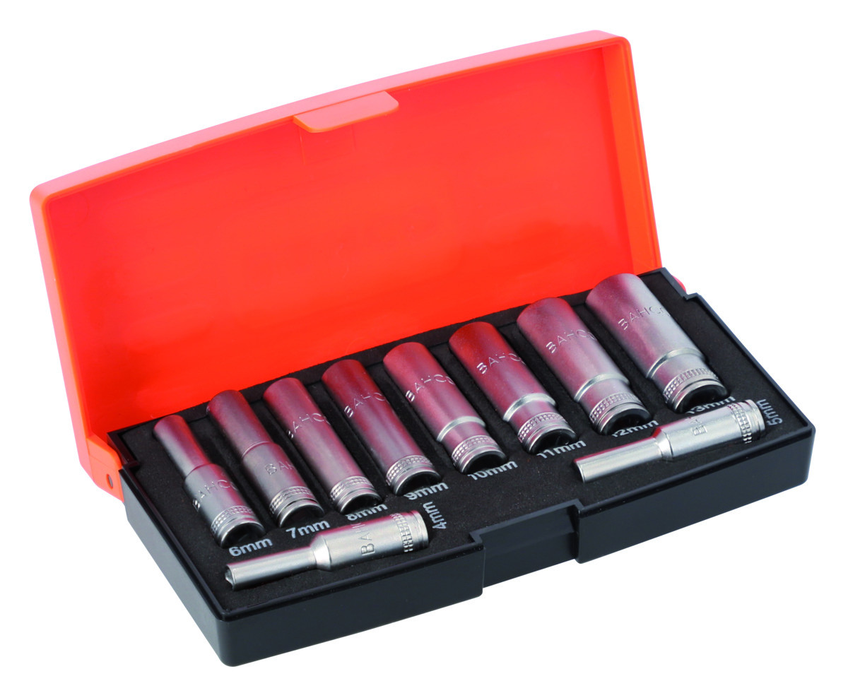 Jogo de chaves 1/4", 10 pcs Bahco S0810L