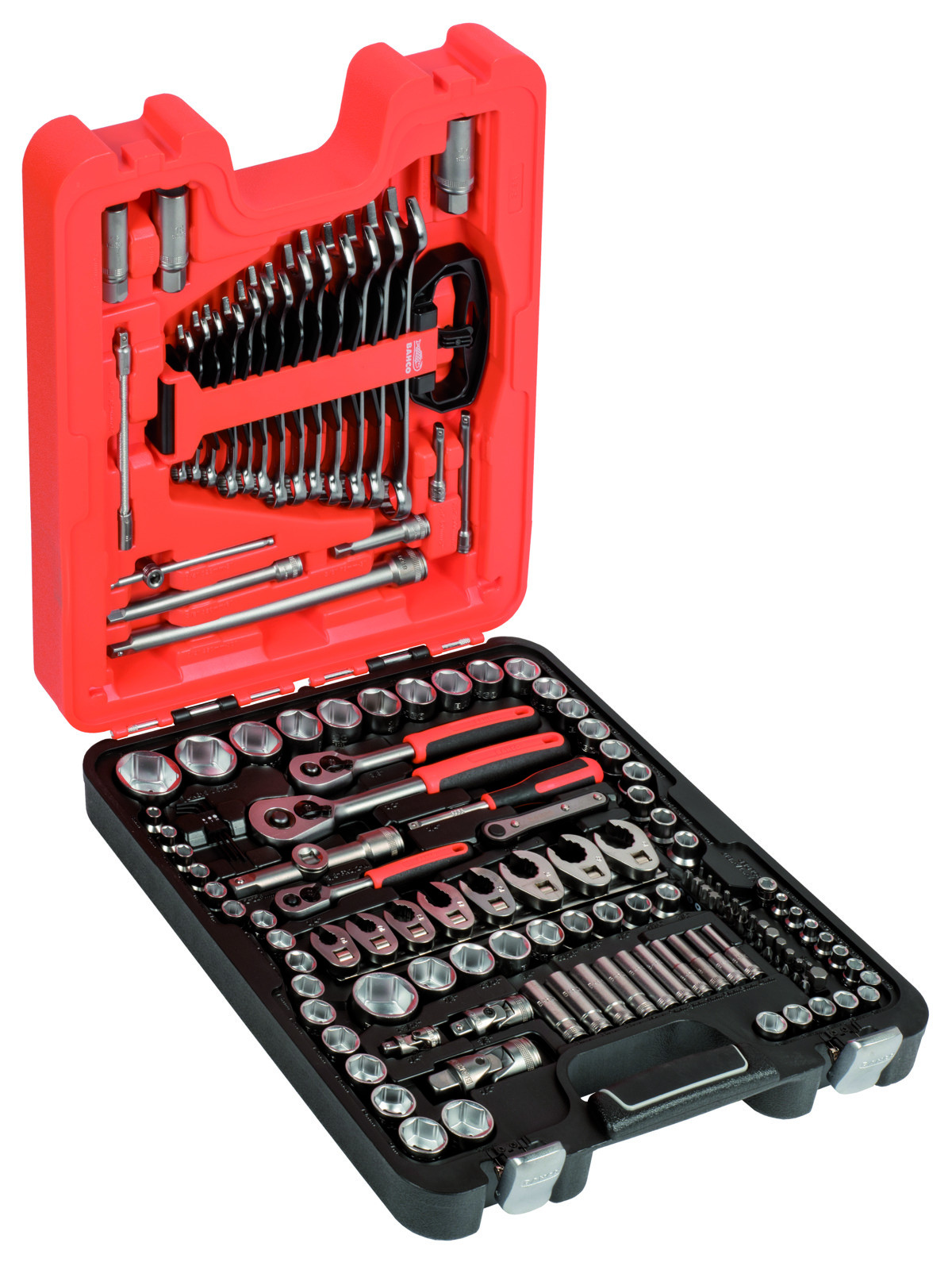 Conjunto chaves de caixa, 1/4', 3/8', 1/2', 138peças Bahco S138