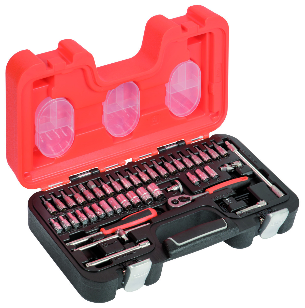 Jogo de chave de caixa 1/4", 46 peças Bahco S460