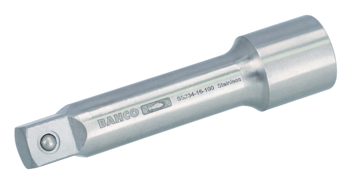 1/2" Extensões em aço inoxidável 100 mm Bahco SS234-16-100