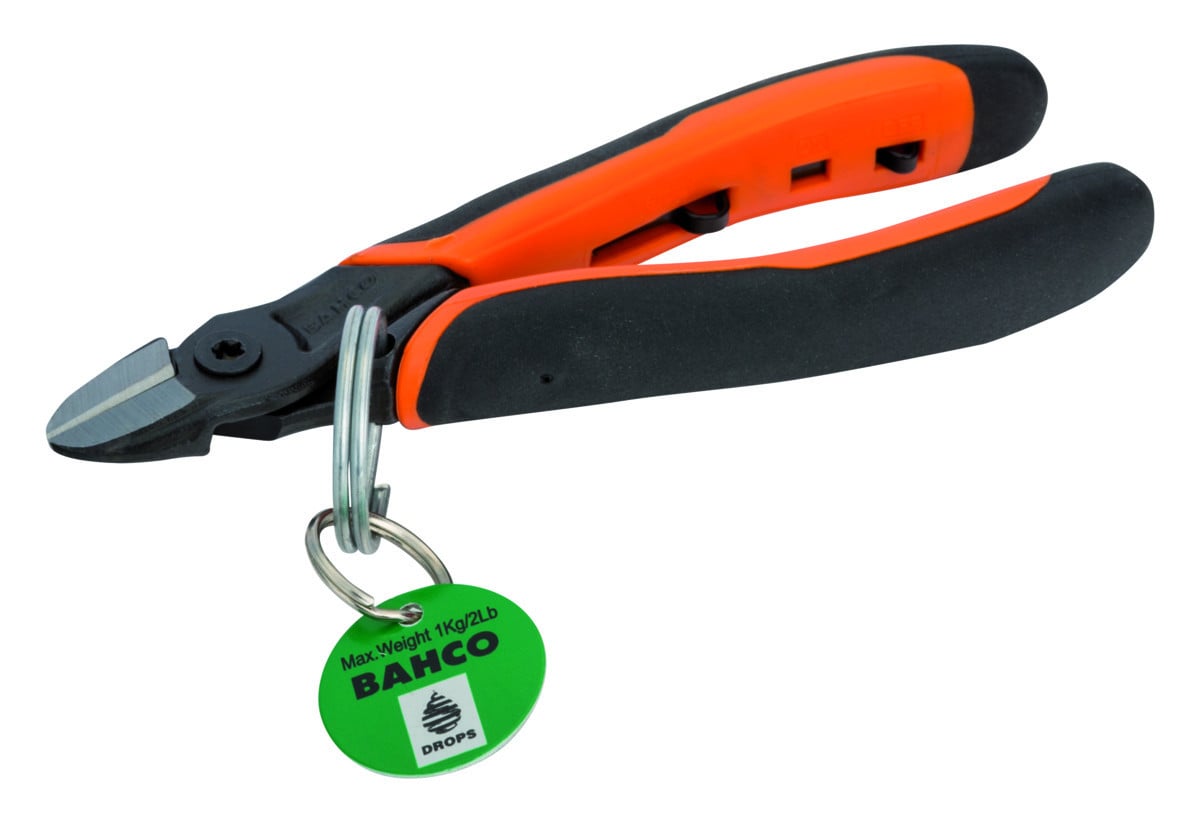 Alicate de corte lateral com anel de segurança Bahco TAH2101G-160