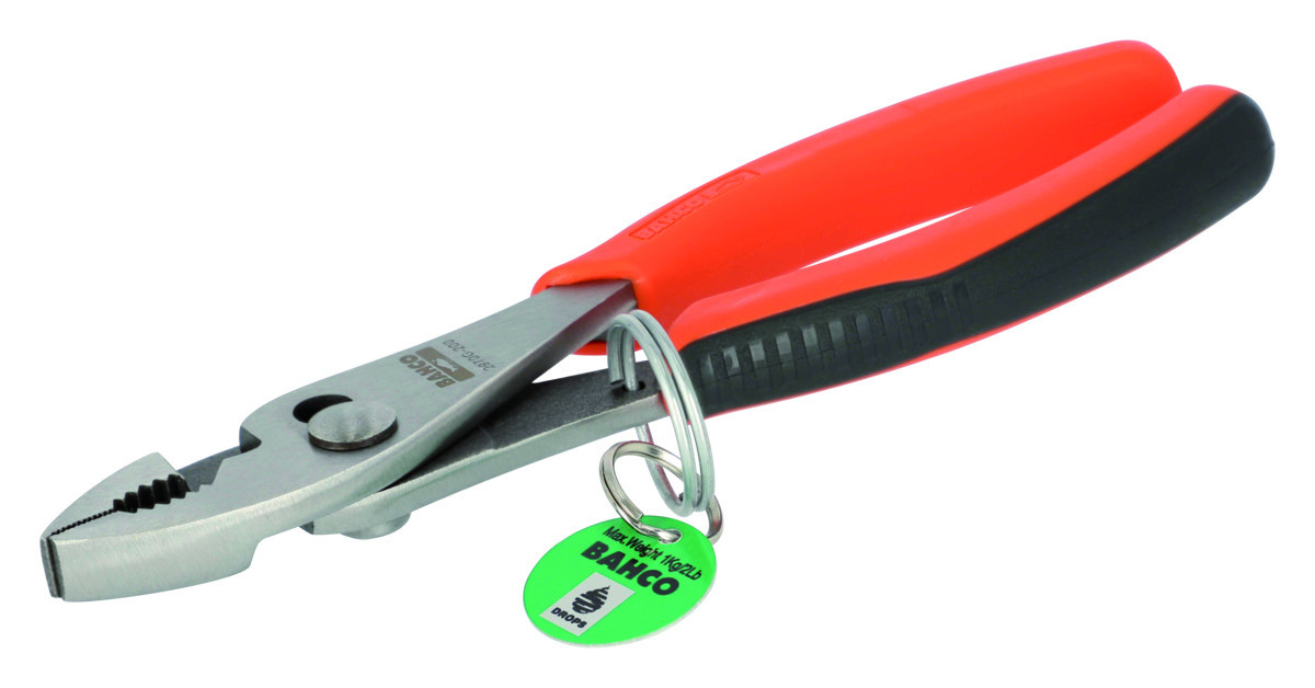 Alicate 2 posições equipado com anel de segurança Bahco TAH2970G-200