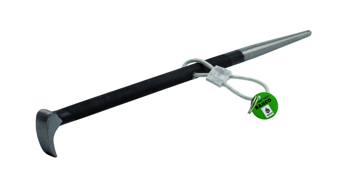 Pé de cabra com cabeça rotativa com corpo fosfatado e laço de arame metálico fixo - 508 mm Bahco TAH3681-20