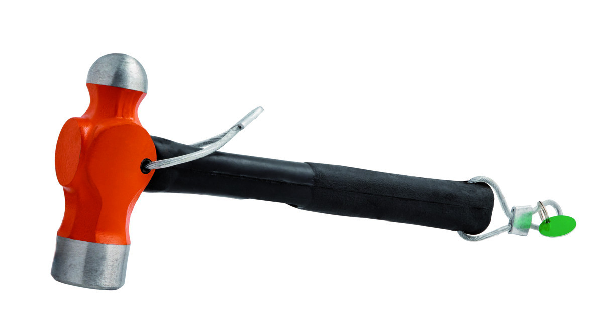 Martelos de bola com cabo inquebrável e laço de arame metálico fixo - 700g Bahco TAH490-700
