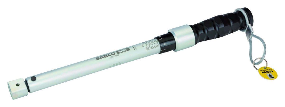 Chave din. c/ escala e cbçs interc., equip. c/anel metálico Bahco TAH7435-100