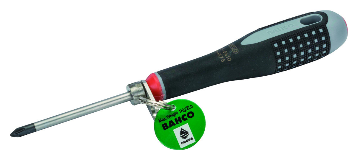 Chave parafusos ERGO™ p/parafusos Phillips c/bucha segurança Bahco TAHBE-8611