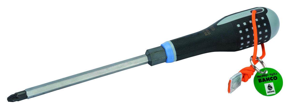 Chave parafusos ERGO™ p/parafusos Pozidriv, com fio Dyneema Bahco TAHBE-8830