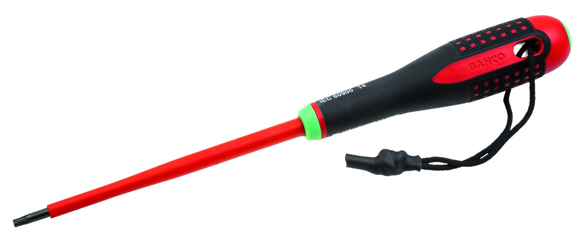Chave parafusos ERGO™ TORX® isolada, equip. c/ fio Kevlar Bahco TAHBE-8930S