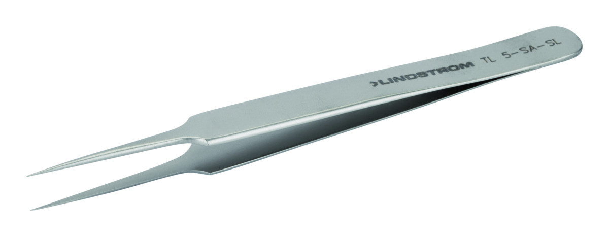 Pinças - Uso industrialAço inoxidável, anti-magnético, anti-ácido Lindström TL 5-SA-SL