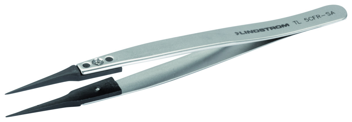 Pinça com pontas substituiveis de fibra carbono Lindström TL 5CFR-SA