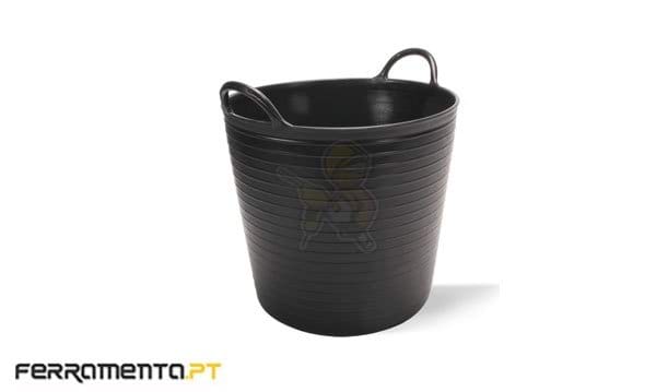 Balde Plástico Preto 25L Rubi 88771