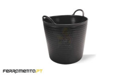 Balde Plástico Preto 25L Rubi 88771