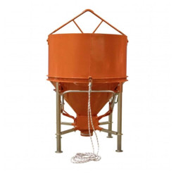 Balde para Grua com Pés Galvanizados 1000L Great Tool GTBM1000