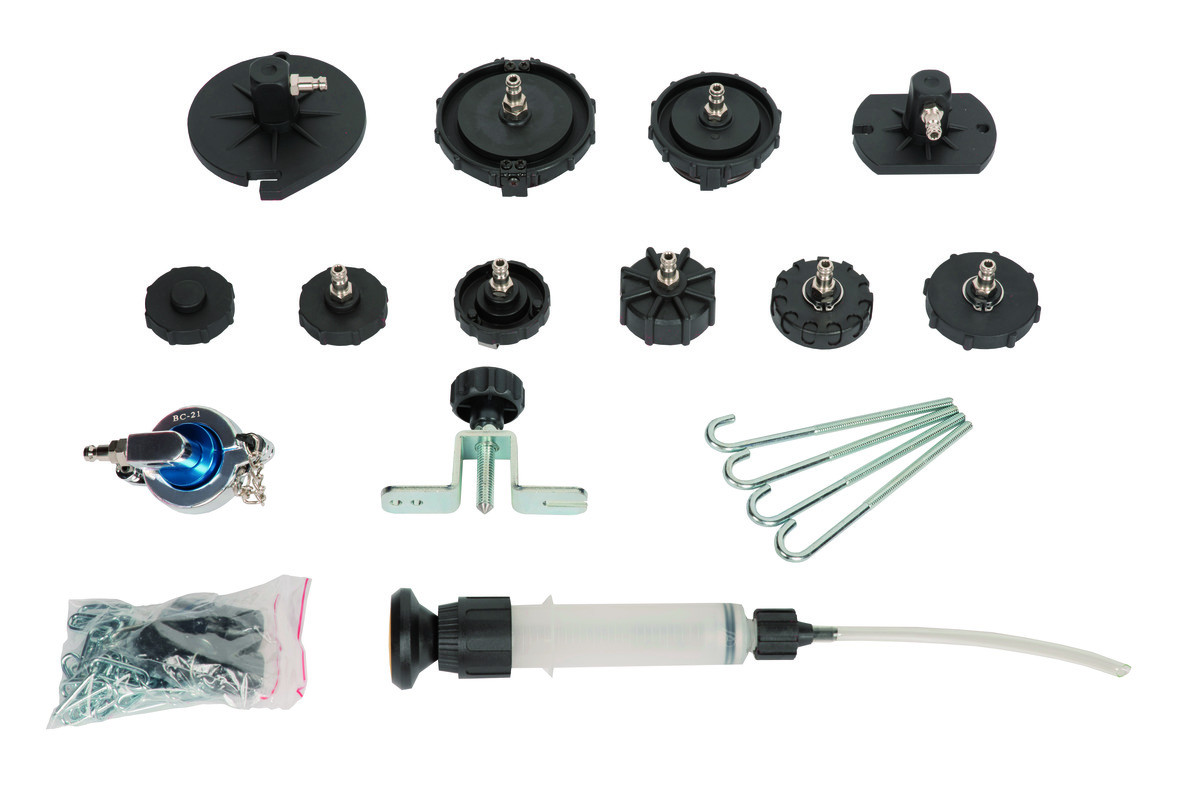 Kit adaptador da tampa do cilindro principal de purga do travão Bahco BBRAS14-13