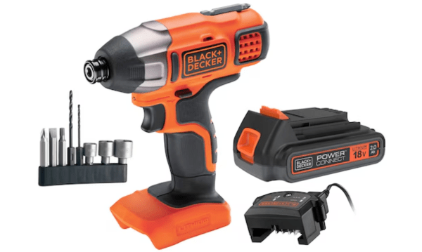 Aparafusadora de Impacto 18V 2AH Black & Decker BDCIM18D1A-QW