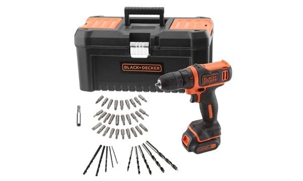 Black & Decker Berbequim Aparafusador 10,8V 26Nm BDCDD121KA-QW