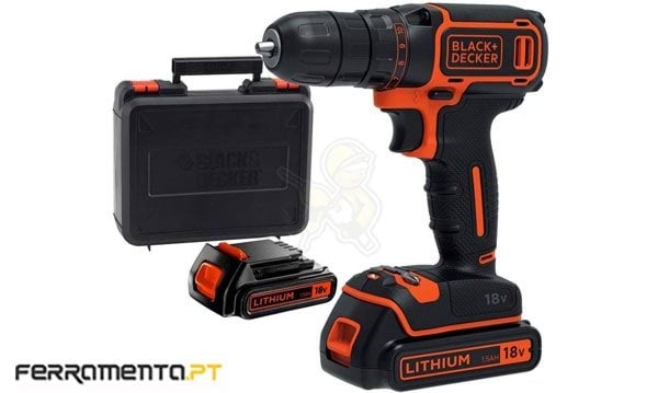 Black & Decker Berbequim Aparafusador 18V 1.5Ah BDCDC18KB-QW