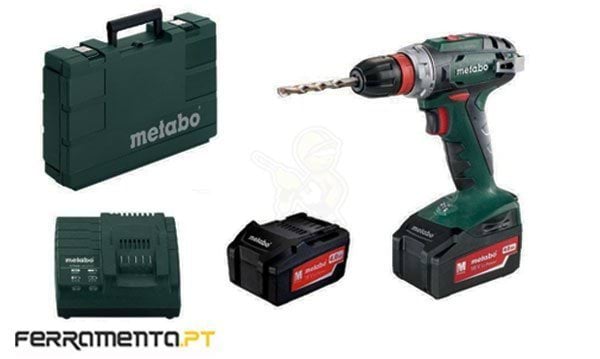 Berbequim Aparafusador Metabo BS18 Quick 2X4.0AH