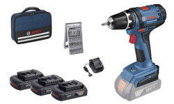 Berbequim Aparafusadora GSR 18-2-LI 3x1.5Ah Bosch 0615990J50