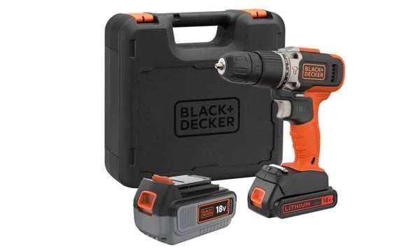 Black & Decker Berbequim com Percussão 18V BCD003MEM2K-QW