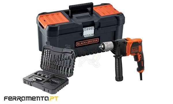 KIT: Berbequim com Percussão 850W, bucha 13mm