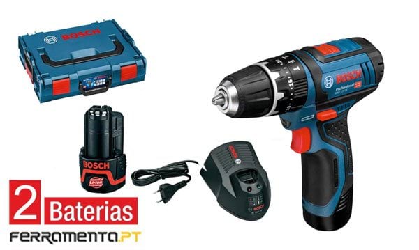 Berbequim c/ percussão Bosch GSB 12V-15 Professional 