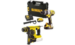 Berbequim c/ Percussão DCD996P3 + Martelo SDS-PLUS DCH253N Dewalt CPROF137