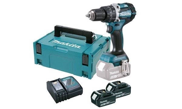 Berbequim com Percussão 18V 5,0Ah Makita DHP484RTJ