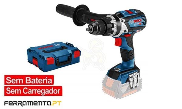 Berbequim com percussão Bosch GSB 18V-85 C + L-BOXX