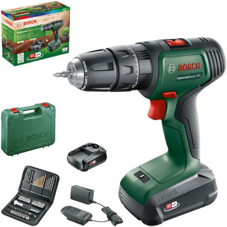 Berbequim com Percussão s/ fio UniversalImpact 18V Bosch 06039D4104