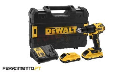 Berbequim Percussão 18V 3,0Ah Dewalt DCD709L2T-QW