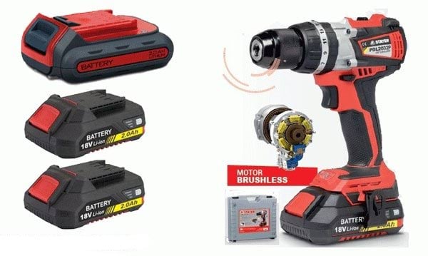 Berbequim s/ percussão  18V 2.0AhStayer PBL2032P3IKF