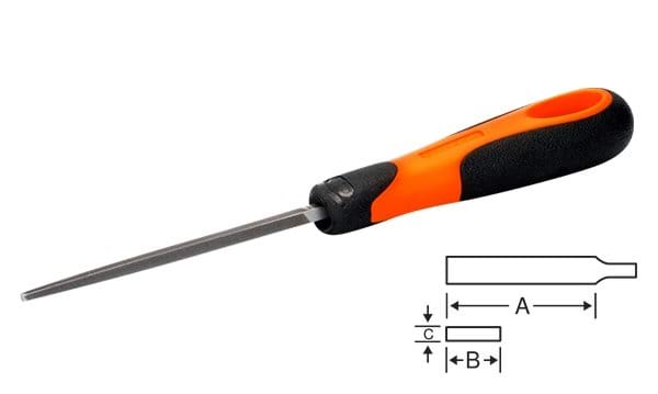 Lima Quadrada 150 com Cabo Murça Bahco 1-160-06-1-2