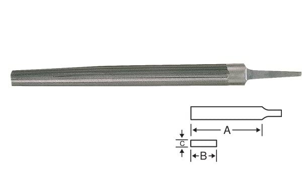 Lima de Meia-Cana Murça 250mm Bahco 1-210-12-2-0
