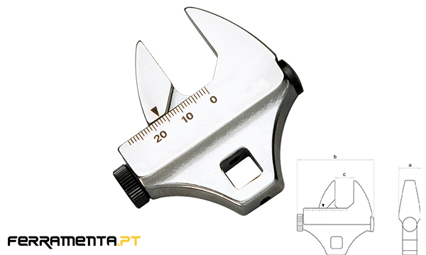 Chave Ajustável 3/8" Bahco 1950MZ-3/8