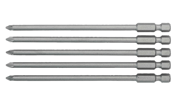 Bits Para Parafusos Pozidriv Pz3 125mm 5Un Bahco 59S/125PZ3