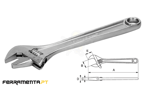 Chave Crescente 15" Bahco 8074 C