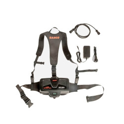 Kit Arnês + Bateria 36V 20Ah e Carregador p/ Varejadora Bahco BCL5B1PACK