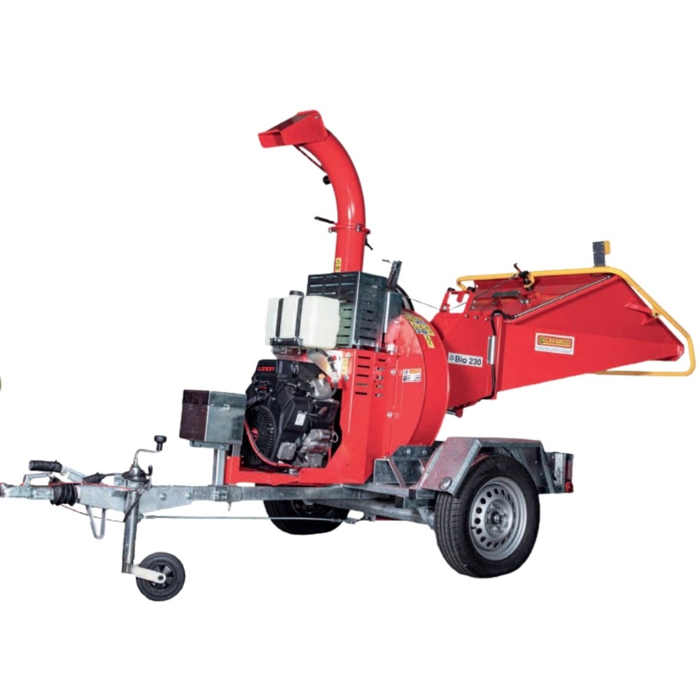 Biotriturador Lombardini PTO No-Stress a Gasoleo Caravaggi BIO230