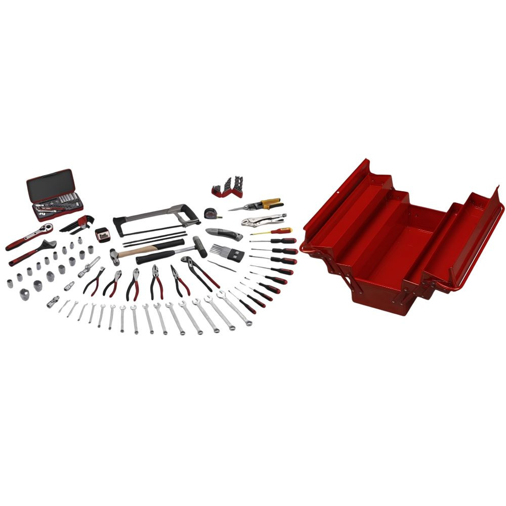 Caixa Metálica 144 Pcs Teng Tools TC-144D