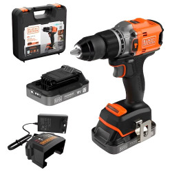 Berbequim com Percussão Brushless 18V Black & Decker BLD683XN-XJ