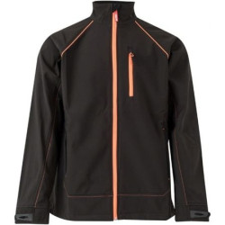 Blusão c/ Tecido Soft Shell Velilla 206001-Preto/Laranja-XL