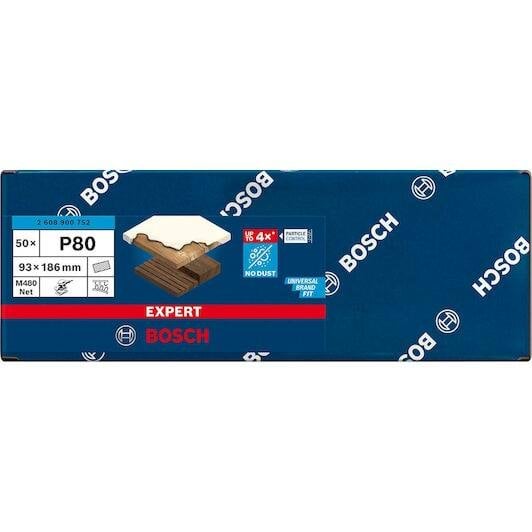 Folhas de lixa EXPERT M480 93x166mm 50un Bosch 260890075