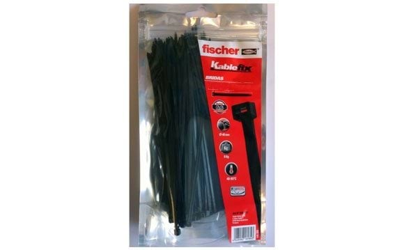 Braçadeiras 8,8x760mm Preto 50un Fischer 520646