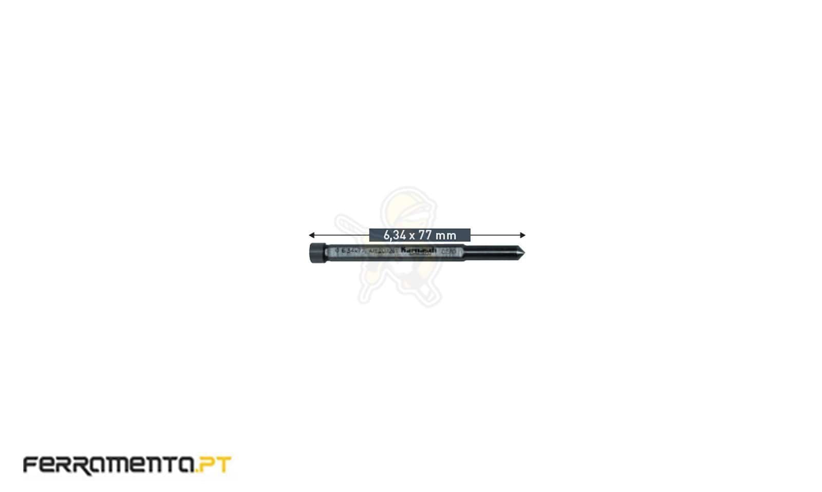 Broca Piloto 6,34x77mm Karnasch 20.1261